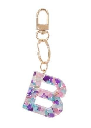 Initial Purse Charm/Key ring Letter N