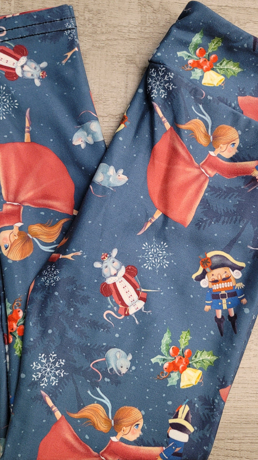 Kids Nutcracker Leggings, Last SM/MD (fits 3-7) left