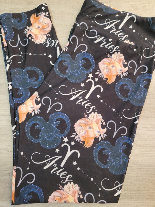 Aries Sign Leggings. Super Soft and Stretchy!
