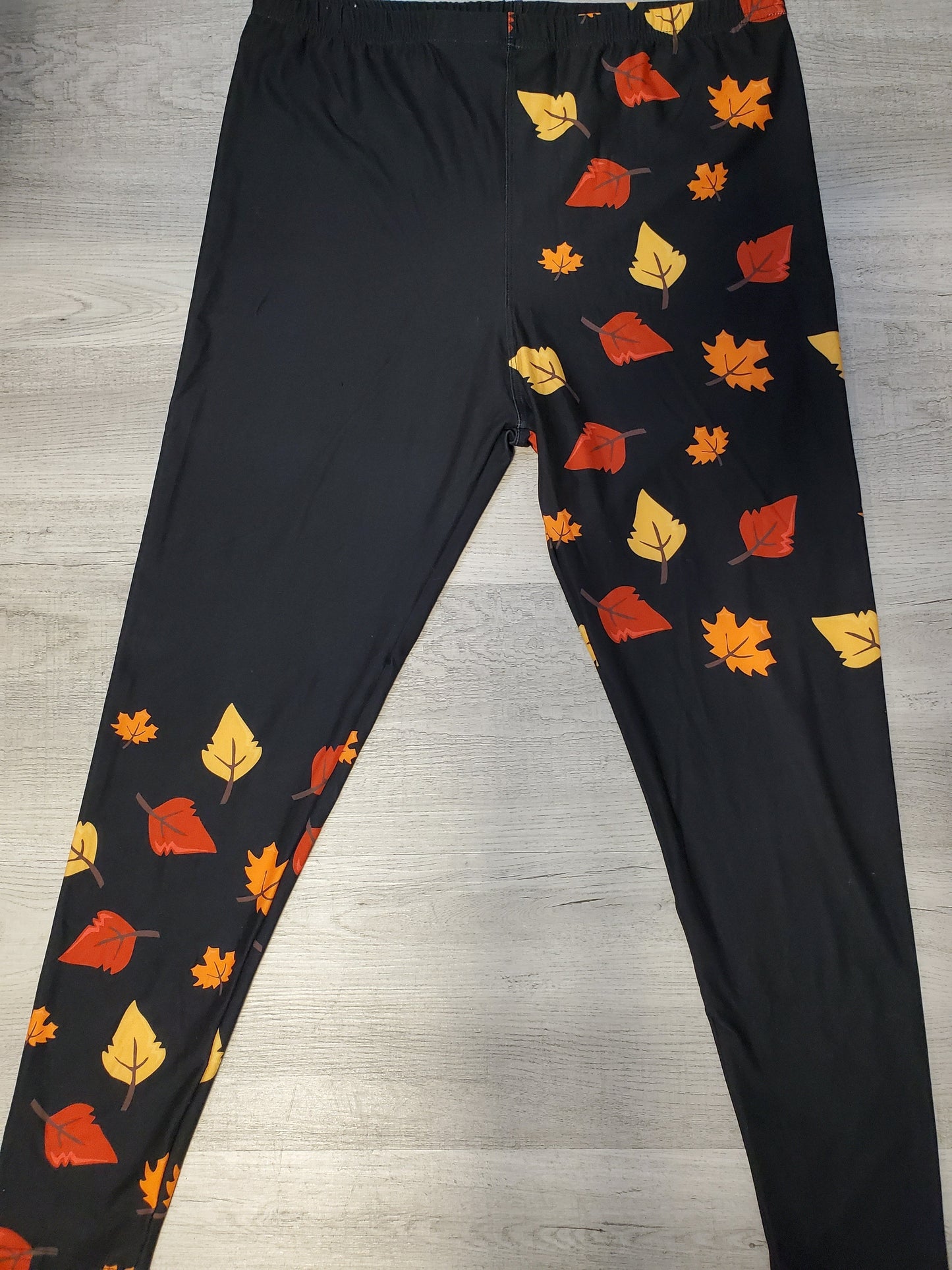 Beautiful Fall Leaves Leggings, Yoga Designer Band