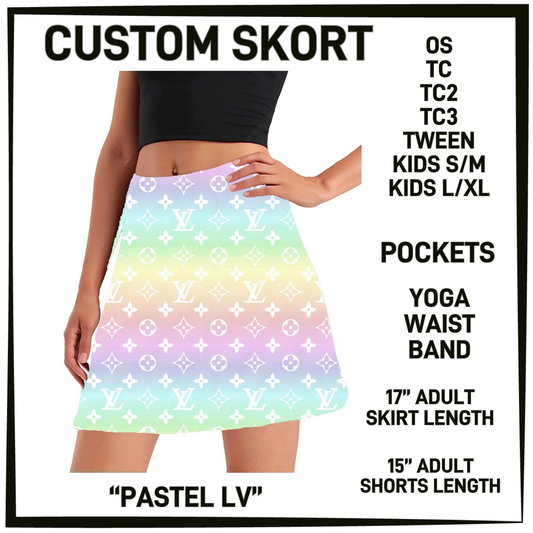 Ombre LV Skorts! Extreme Comfort, Hyper Stretch!