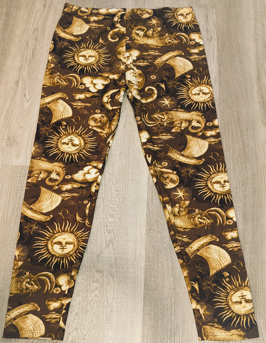 Twilight Fantasy Brown Background, Extremely Soft, Hyper Stretch, Elastic Band