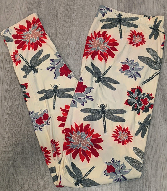 Dragonflies & Flowers, Extremely Soft, Hyper Stretch, Elastic Band