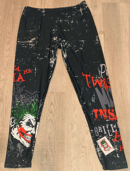 Asymmetrical Joker Leggings, Extra Soft, Yoga Band