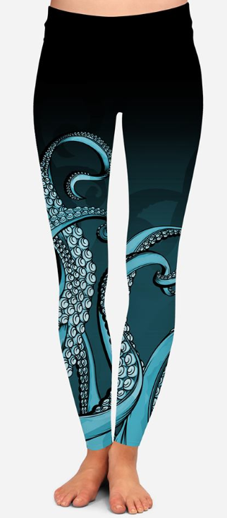 Tentacles Leggings, Yoga Band, High Elasticity