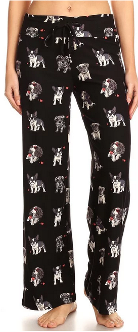 Adorable Puppies Loungers, Yoga Band and Draw String