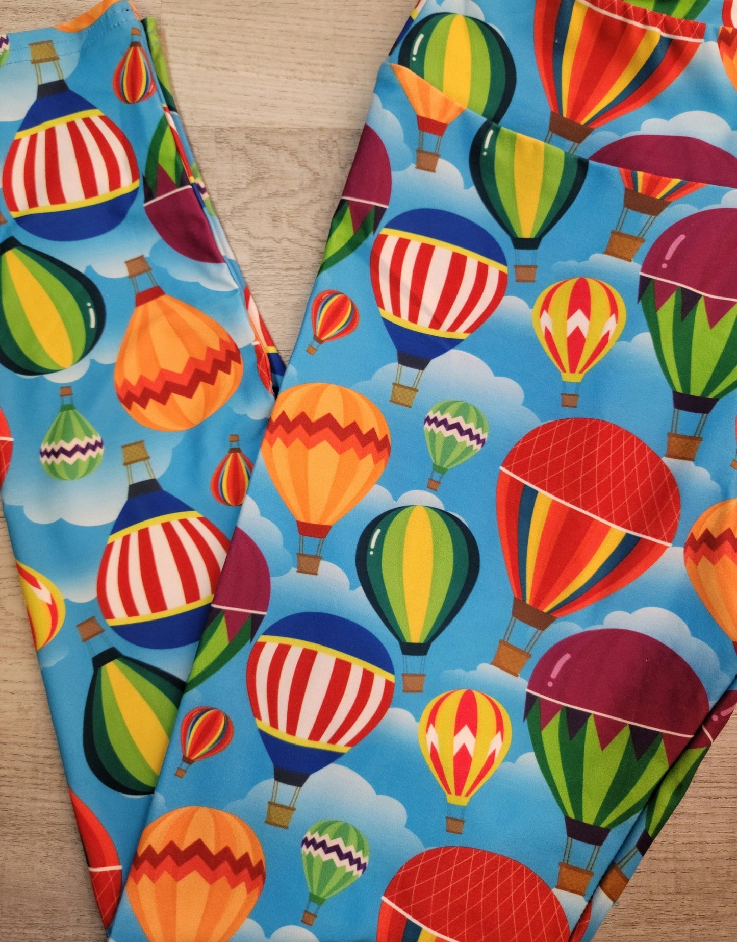 Hot Air Ballon Leggings.  Yoga Band, Very Soft and Stretchy!