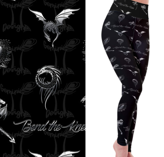 Bend the Knee Dragon Leggings