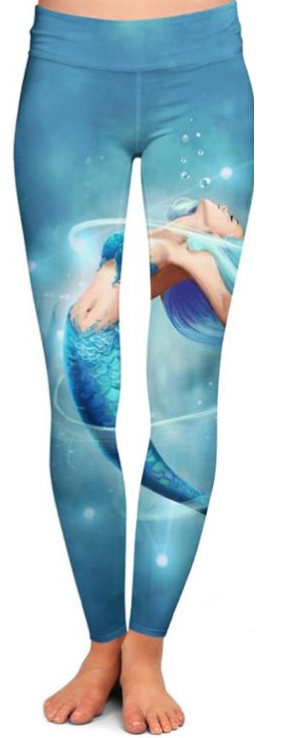 Mermaid Zen Leggings. Yoga Band. Extra Soft and stretchy!