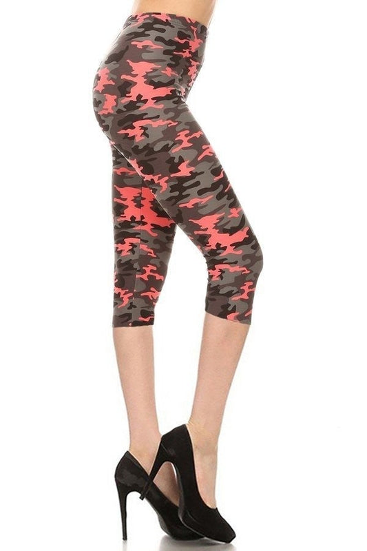 Elastic Band Coral Camo CAPRI Buttery Soft