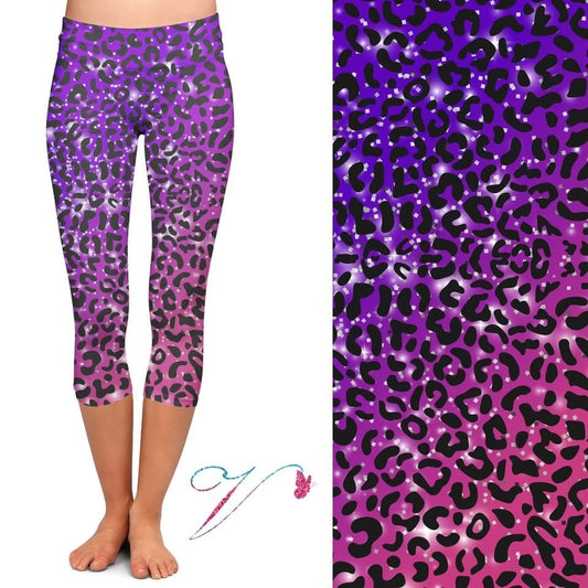 Purple/Pink Leopard, Yoga Band CAPRI