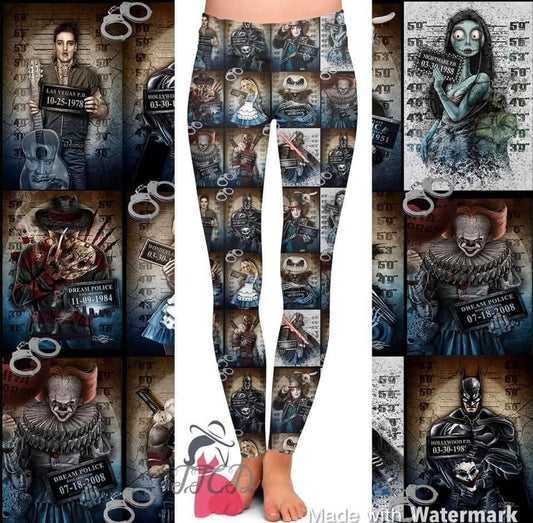 Mug Shots NBC & Friends Leggings with Pockets and Yoga Band