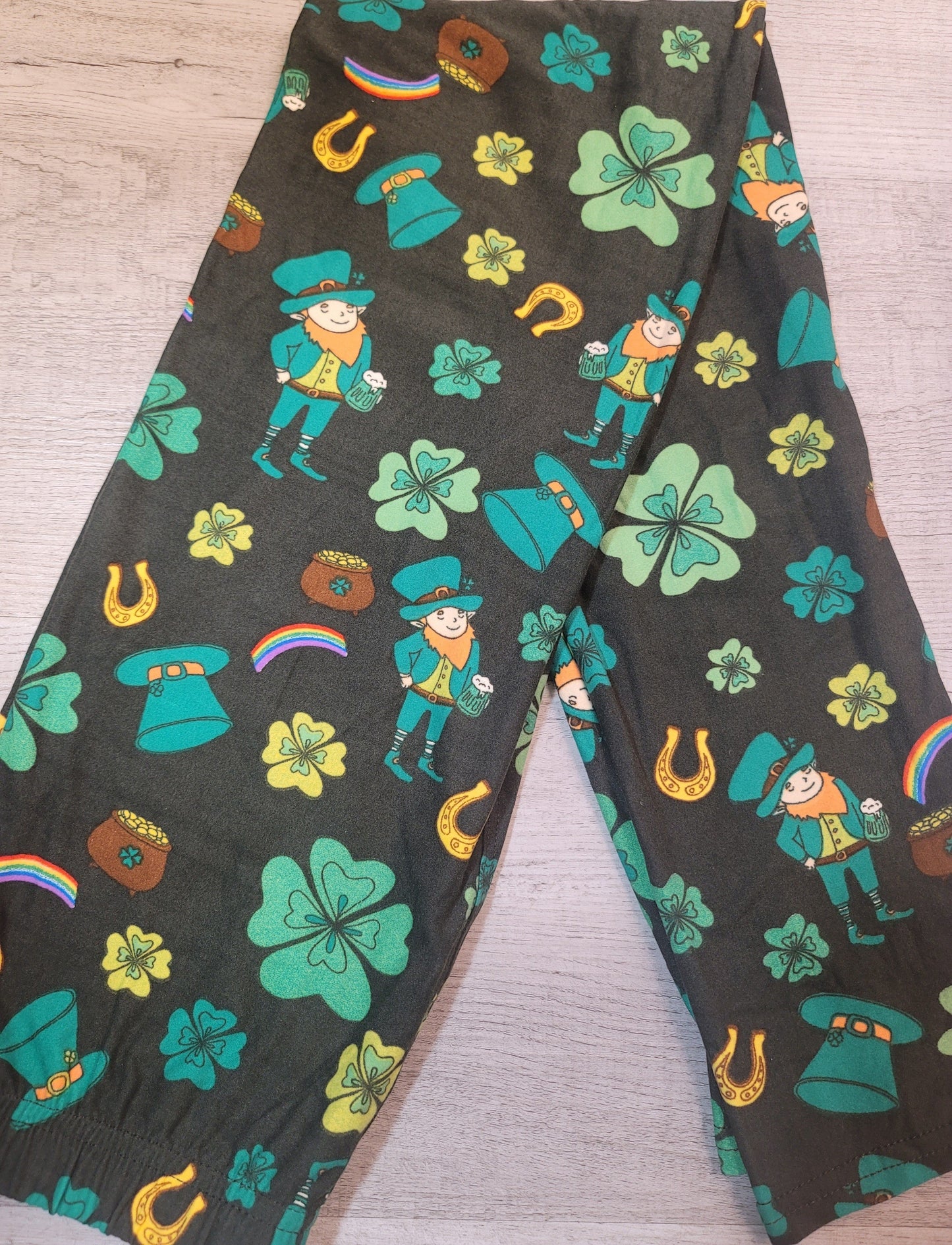 Clover Leprechaun Fun Super Soft Leggings! St Patrick