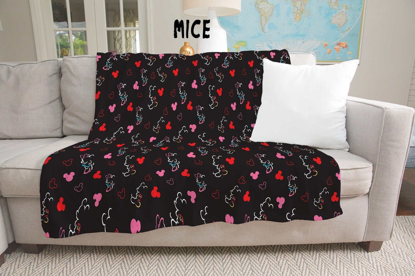 Huge Sharable Throw Blanket! 7.5 Feet X 8.5 Feet! Perfect for family movie nights or snuggling with your honey! Soft 2 ply Minky Fleece. Easy Machine Washable!