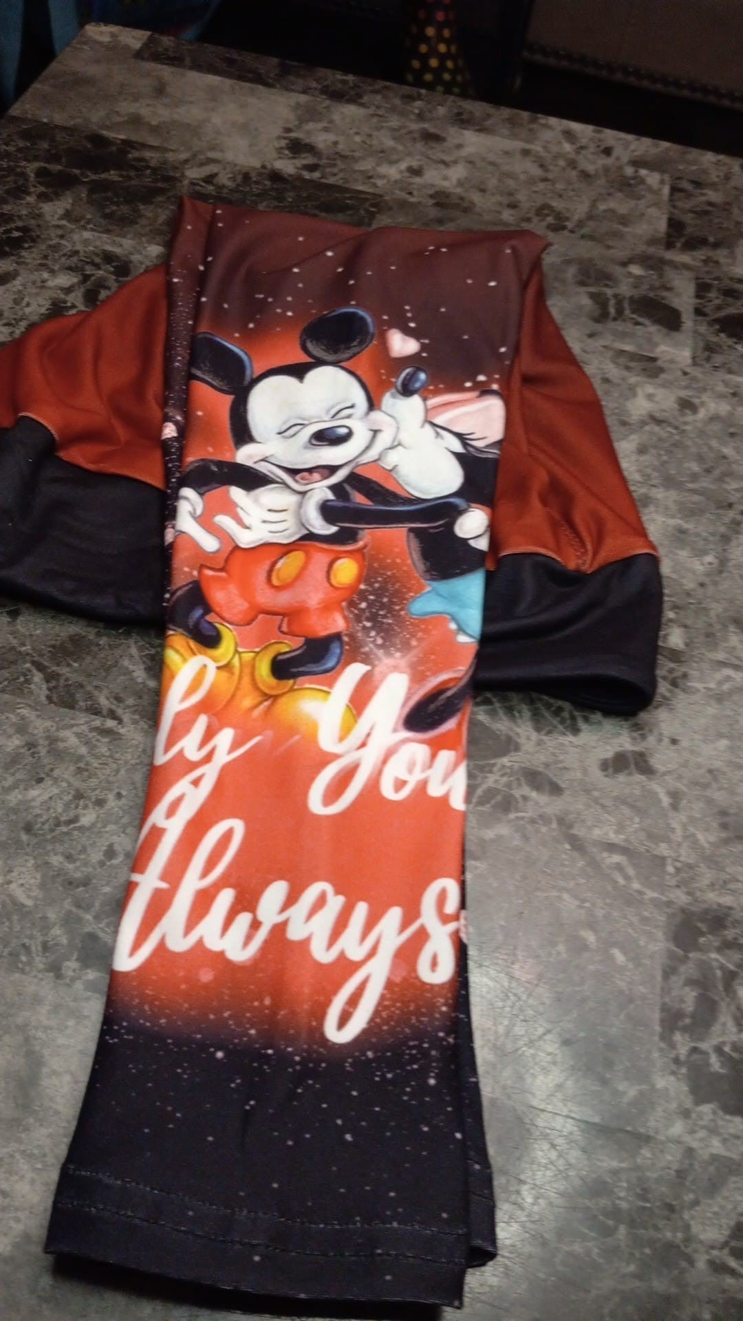 Kids Mickey & Minnie Sweet Love Leggings