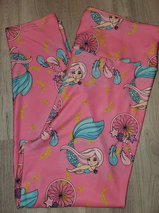 Adorable Animated Mermaid CAPRI. Yoga Band, Very Soft and Stretchy!