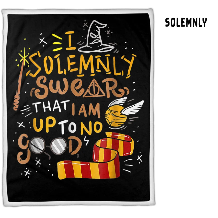 Harry Potter Custom Blanket! Bottom Side is 100% Premium Plush Poly, Top SIde Buttery Minky!