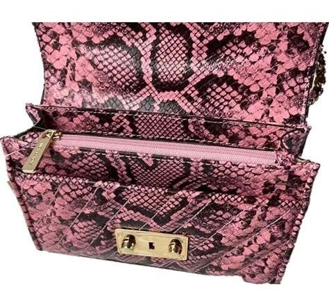 JUST REDUCED!!! Authentic Michael Kors Quilted Pink Snake Small Bag
