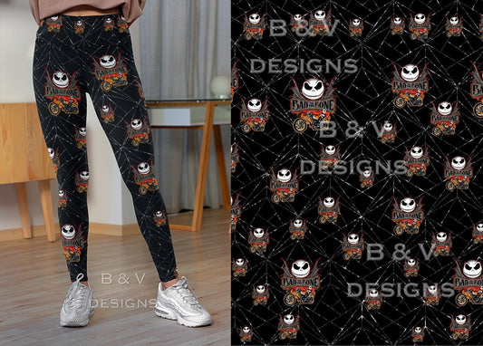 NBC Jack Nightmare Before Christmas "Bad to the Bone". Super Soft and Stretchy!