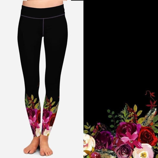 Beautiful Magical Garden, Yoga Band Designer Leggings