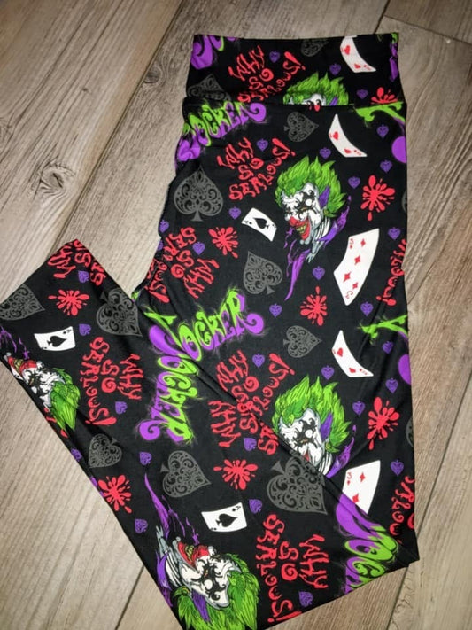 JOKER! Why so serious Designer Leggings, Yoga Band, Soft Material