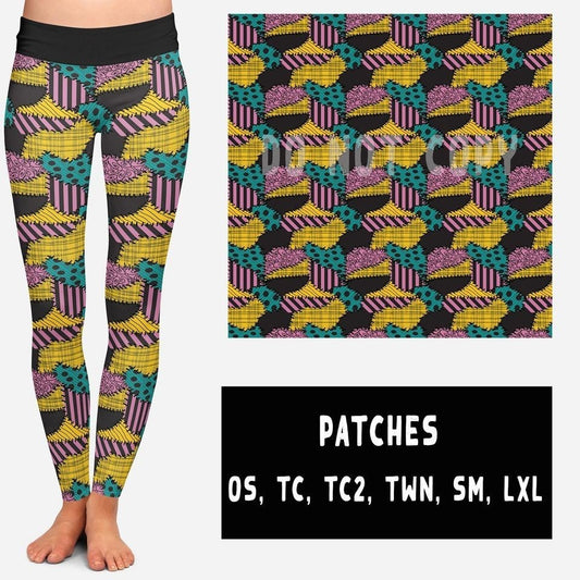 TC Sally NBC Patches Leggings. Hyper Stretch and softness! Yoga Band.