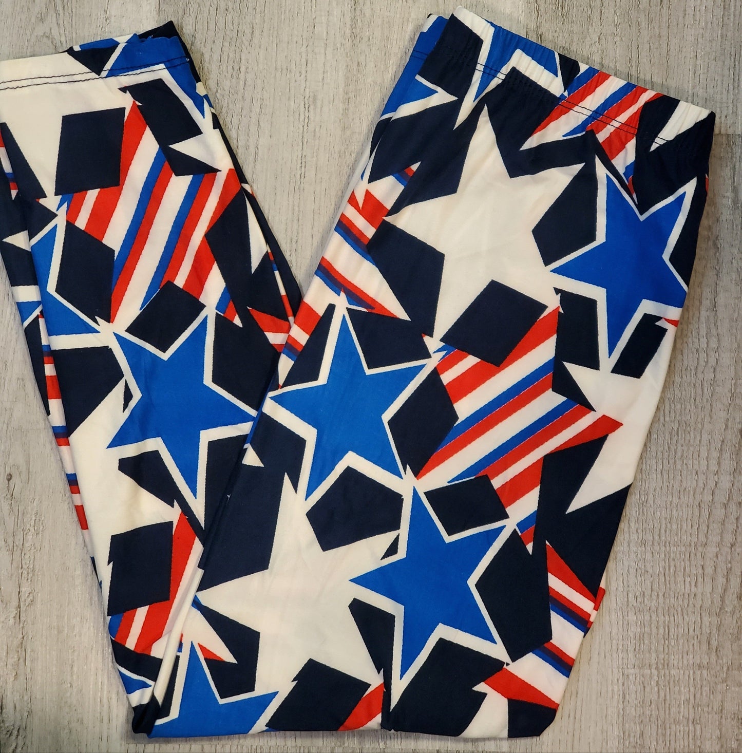 Stars and Stripes CAPRI, Extremely Soft, Hyper Stretch, Elastic Band!