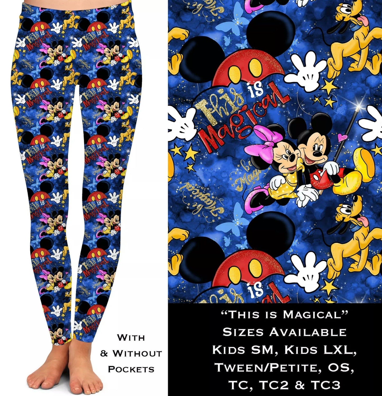 This is Magical Leggings with Pockets, Yoga Band