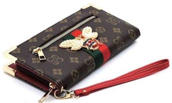 High Quality Gucci Inspired  Bee Wristlet. 2 Color Choices.