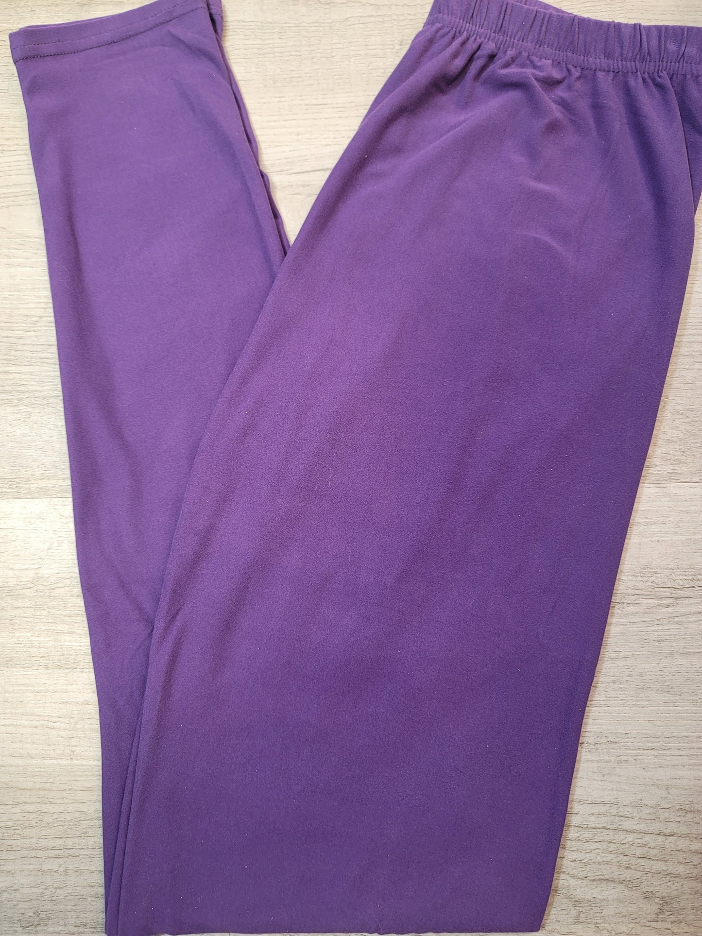 Super Soft/Hyper Stretch Solid Color ELASTIC BAND Leggings. Variety of Colors Choices.