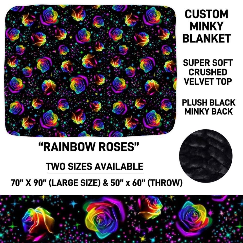 Custom Crushed Velvet Light Large Blankets 70" X 90" Extremely Soft and Comfy
