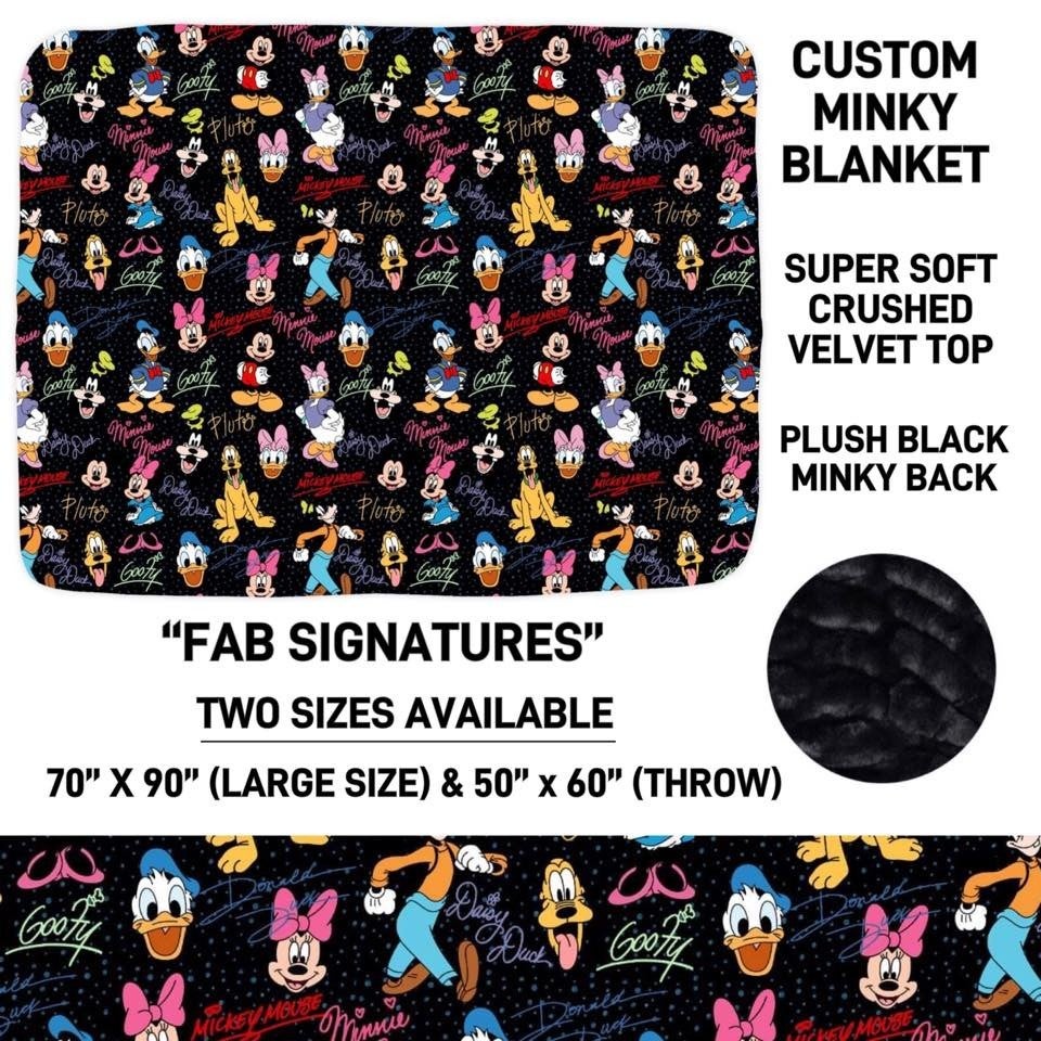 Custom Crushed Velvet Light Large Blankets 70" X 90" Extremely Soft and Comfy