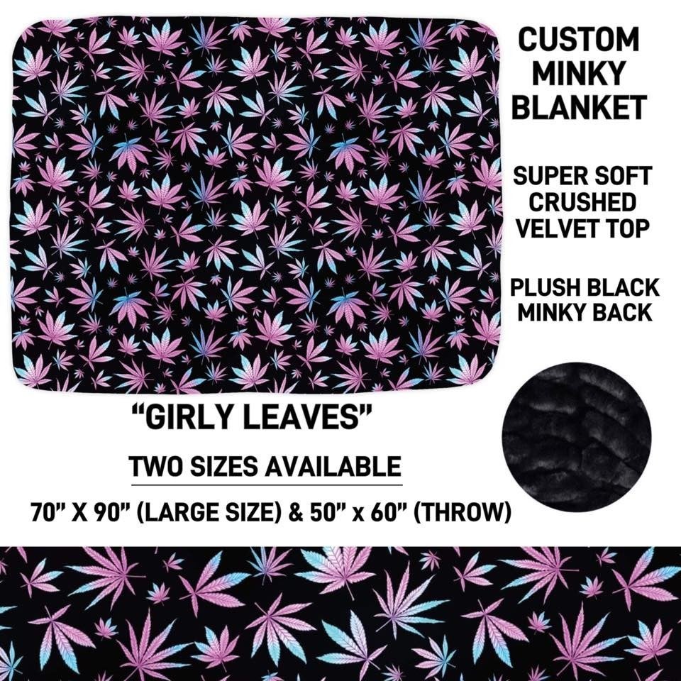 Custom Crushed Velvet Light Large Blankets 70" X 90" Extremely Soft and Comfy