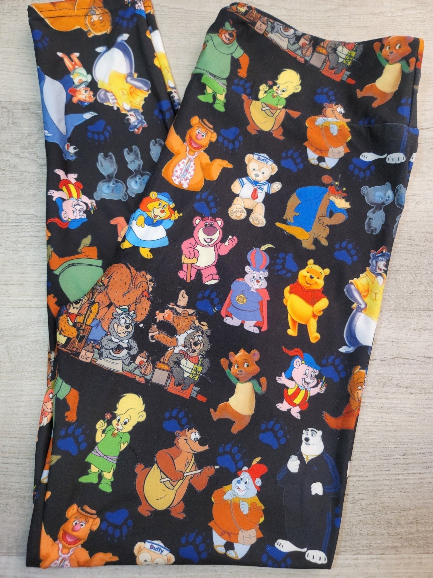 LAST PAIR LEFT TC, Famous Cartoon Bears Leggings