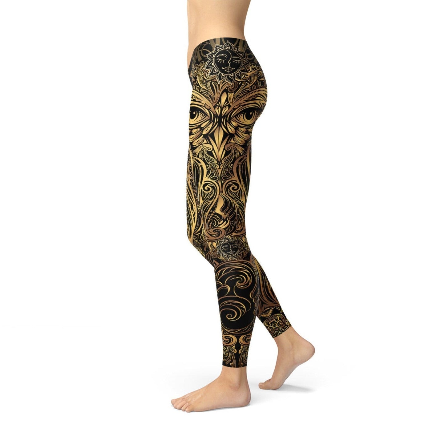 Gothic Owl Dreamcatcher.  Yoga Band, Very Soft and Stretchy!