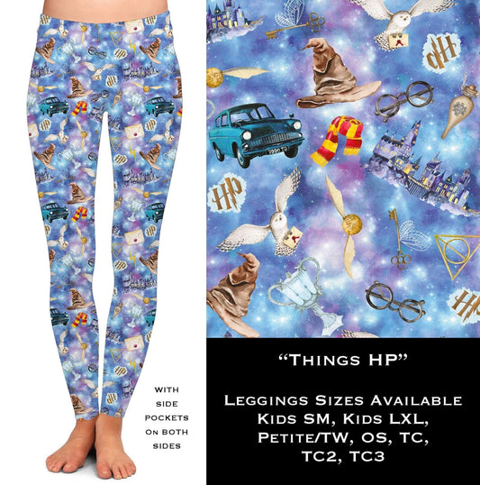 Harry Potter Leggings with Pockets. Yoga Band. Extra Soft and stretchy!