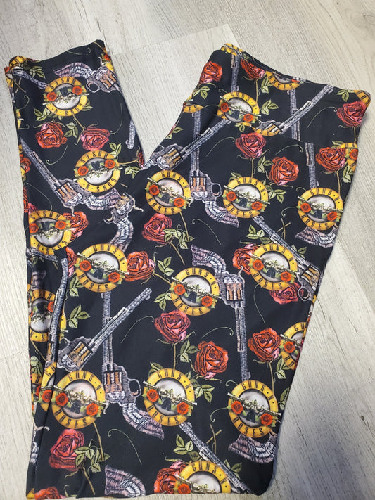 Guns & Roses Leggings. Yoga Band. Extra Soft and stretchy!