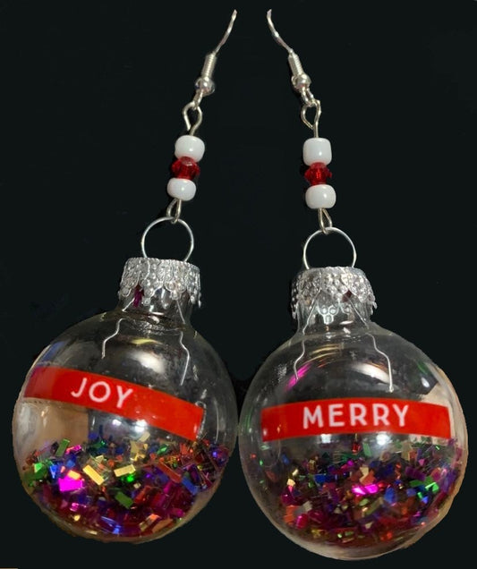 PAIR of Adorable Handmade Ornament Earrings! So fun!